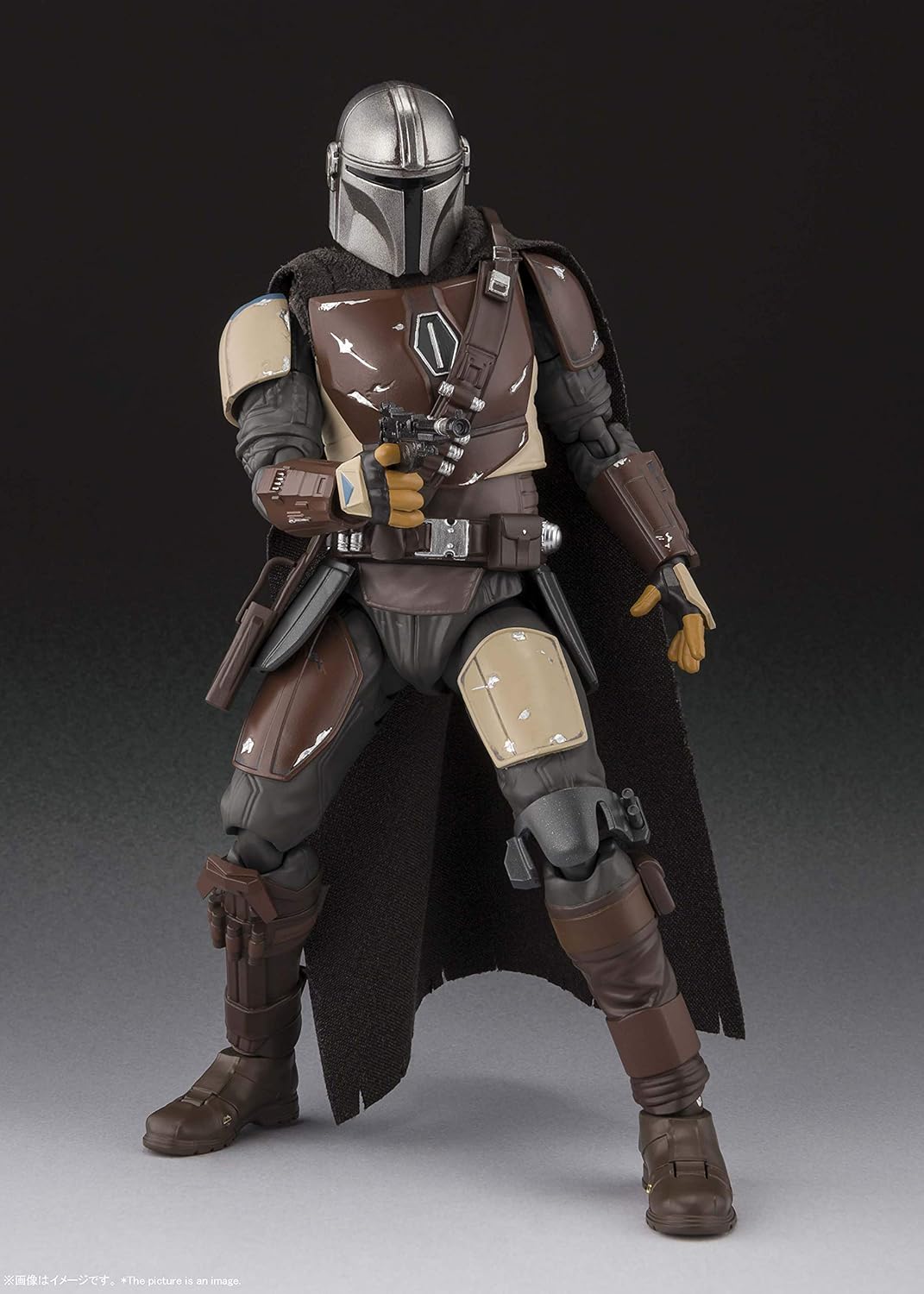 S.H. Figuarts Star Wars The Mandalorian, Approx. 5.9 inches (150 mm), ABS, PVC & Fabric, Pre-painted Action Figure