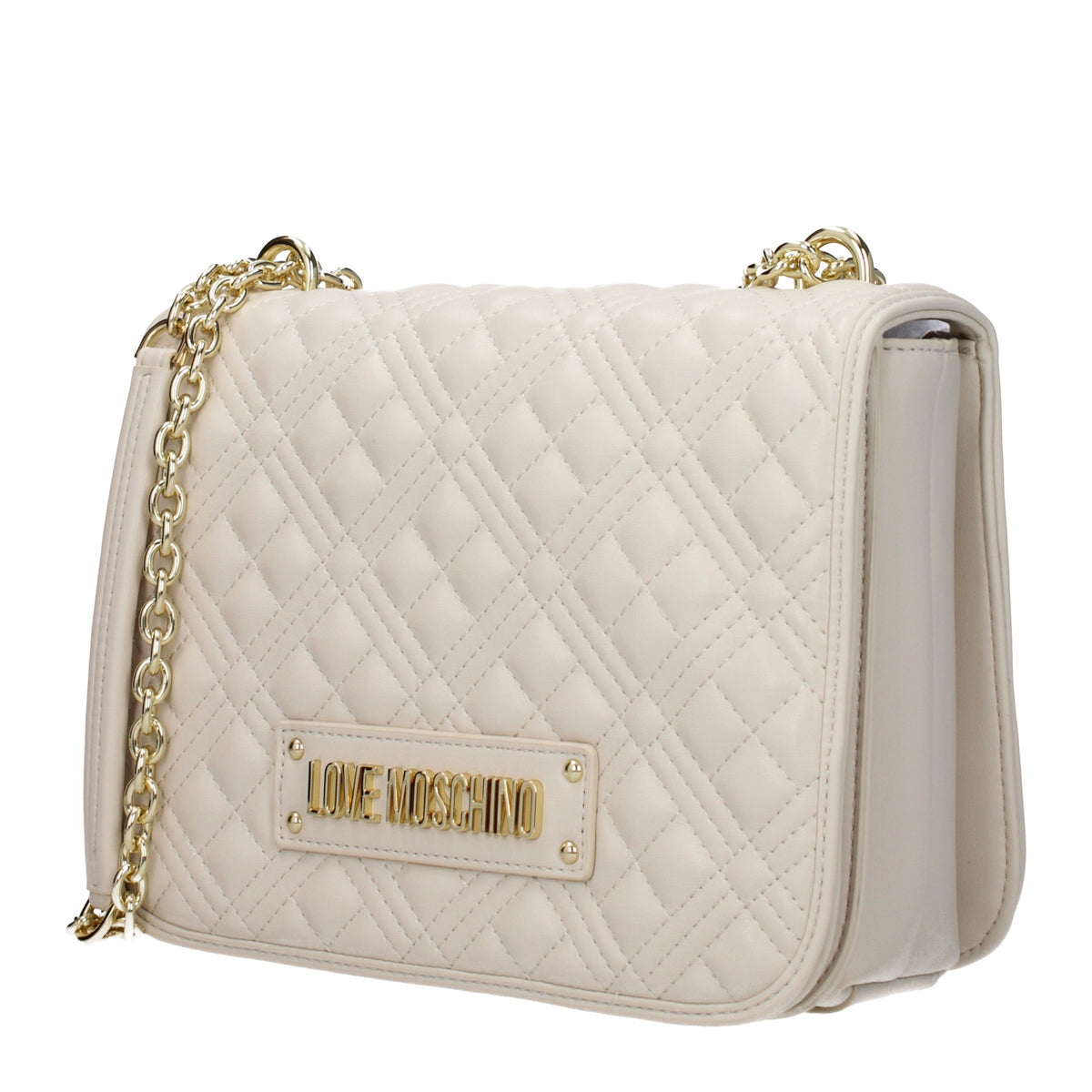 Moschino モスキーノのショルダーバッグが大好きな女性ポリウレタンベージュ/アイボリー - Image 6
