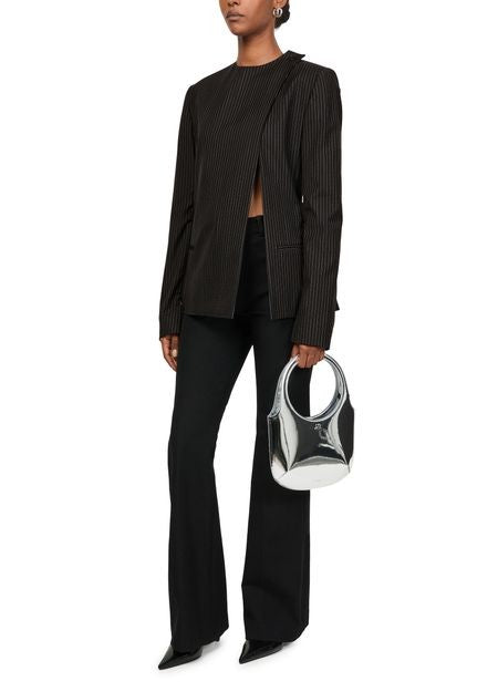 COURREGES Buckle pinstripes jacket - Image 6