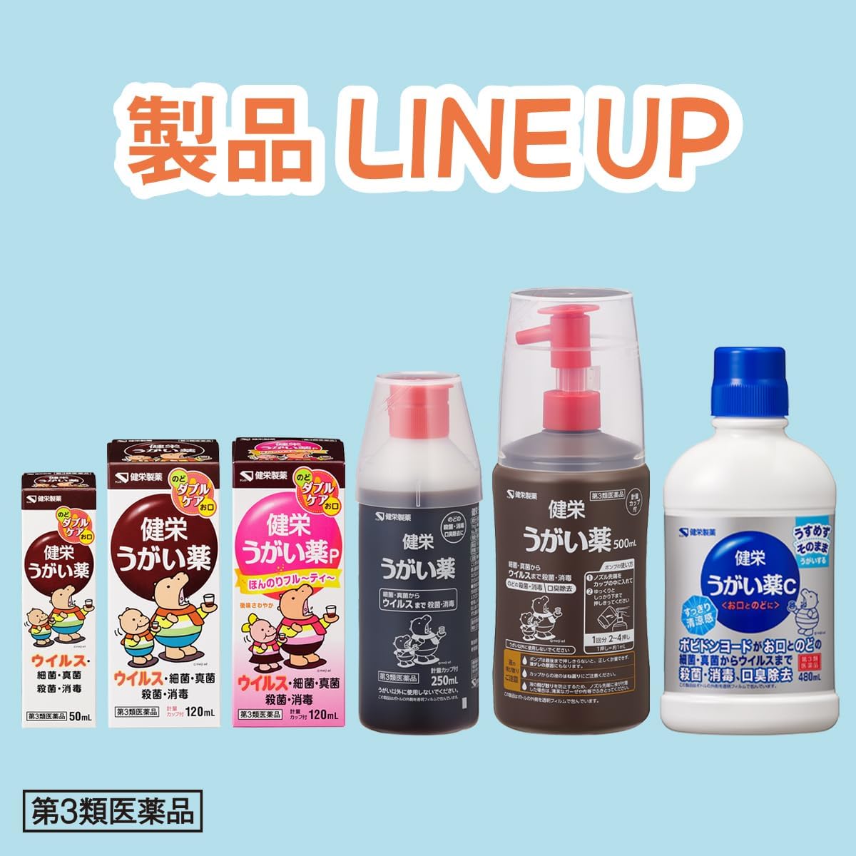 【第3類医薬品】健栄うがい薬 250mL