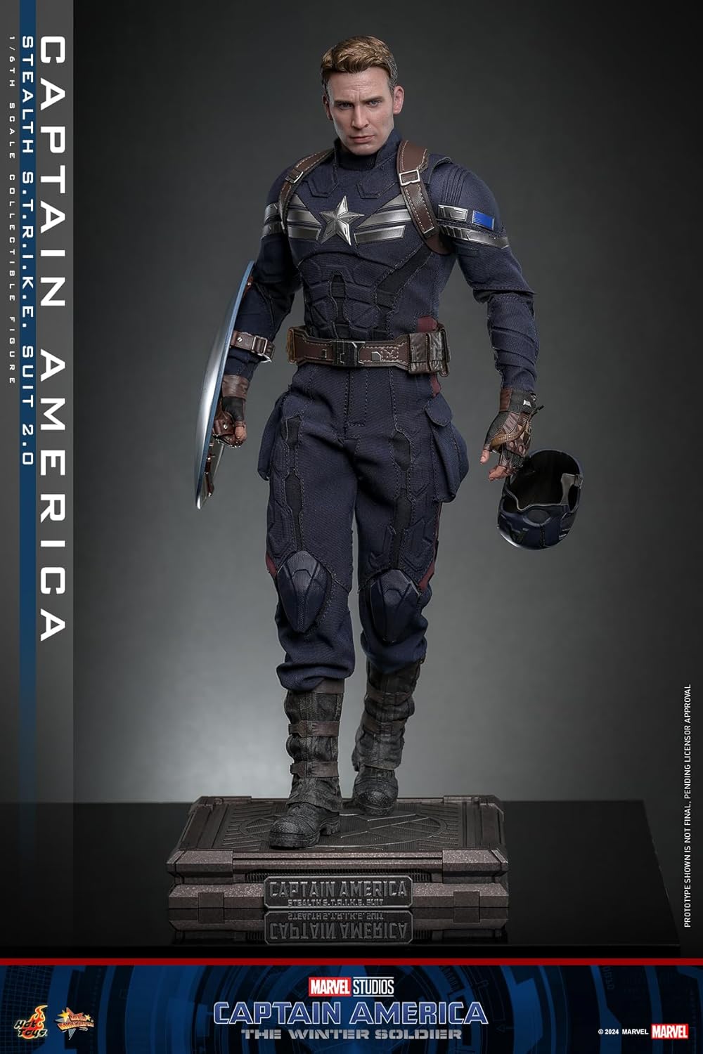 Movie Masterpiece Captain America/Winter Soldier Captain America (Stealth Suit 2.0 Version) 1/6 Scale Figure