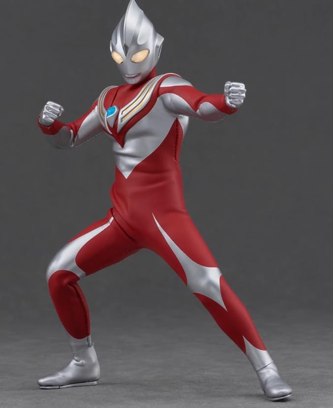 ALPHAMAX Ultraman Tiga Power Type Action Figure, Complete Product, Luminescent