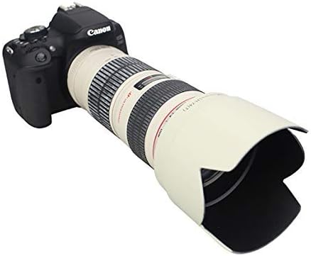 JJC製品 花形! キャノン レンズフード ET-74 互換品 EF70-200mm F4L IS 対応 ホワイト