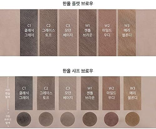 rom&nd Han All Sharp Brow, c2, Grace Taupe