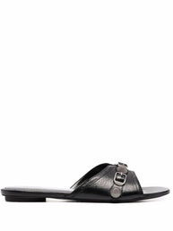 Balenciaga バレンシアガブラックレザーのcagoleラバ - Image 6