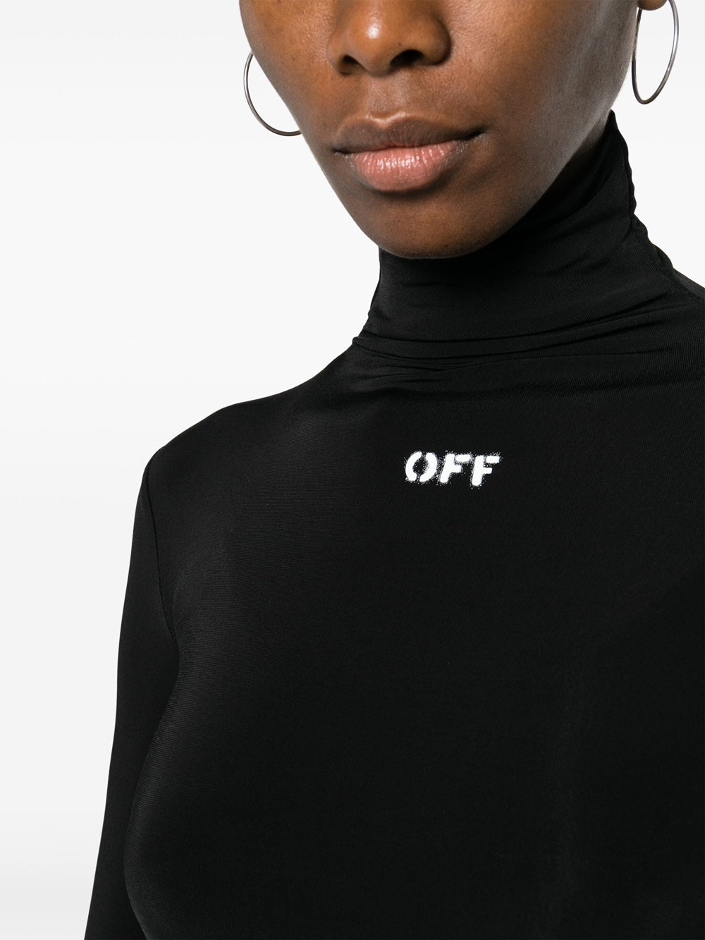 Off オフホワイトオフスタンプタートルネックトップ - Image 6
