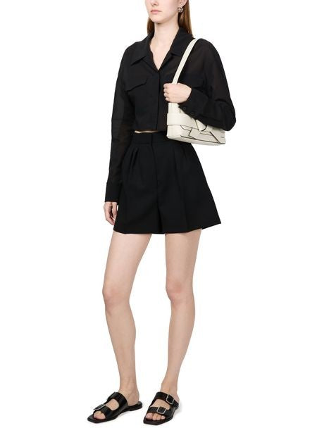 COURREGES 2-pocket cotton crop shirt - Image 6