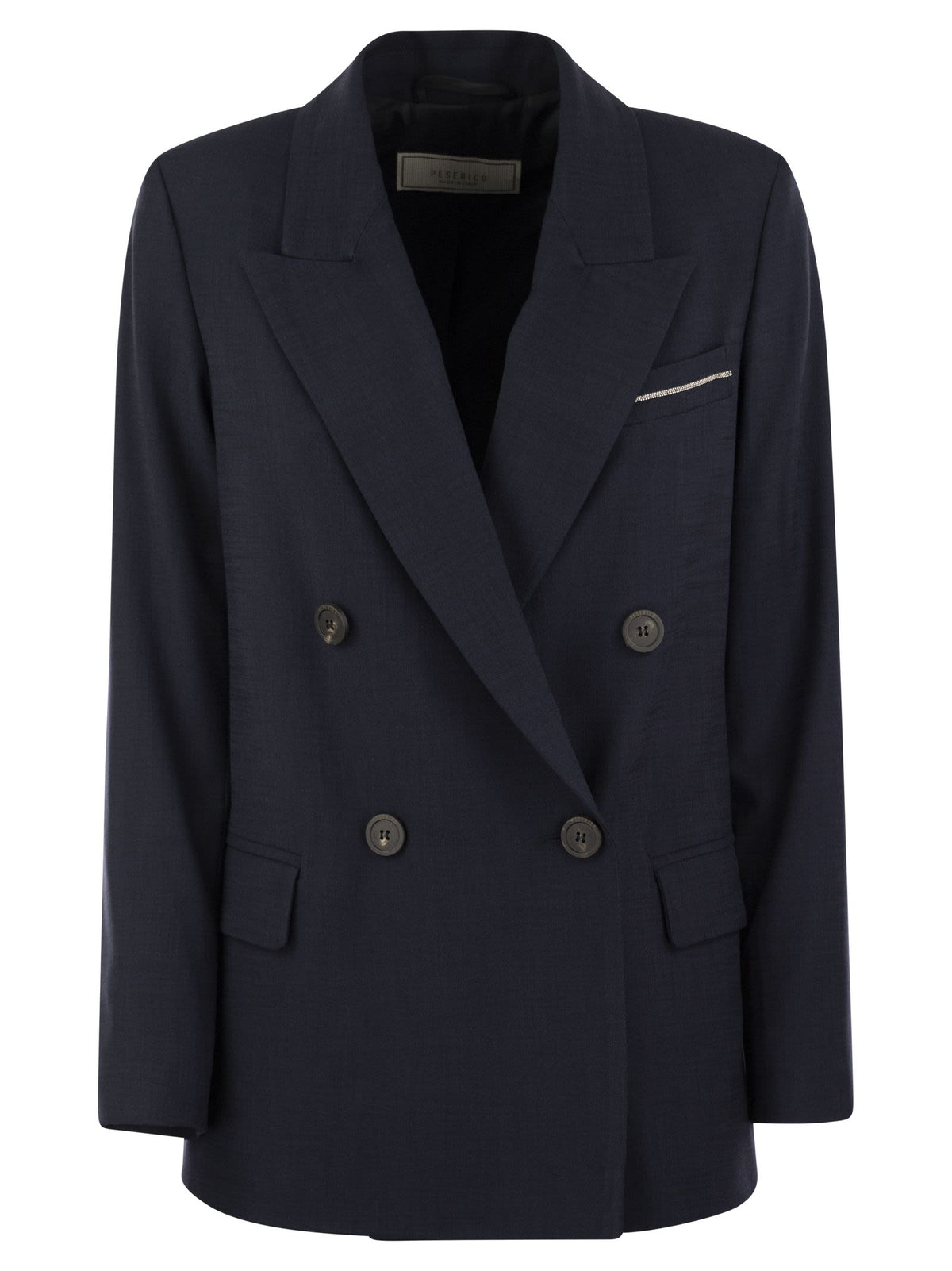 Peserico Peserico Viscose Blend Double Breched Blazer - Image 6