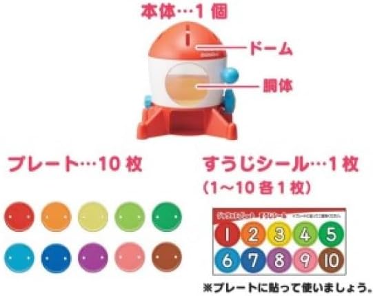 KUMON PUBLISHING BJ-11 Jarat Plate, Educational Toy, For Ages 1.5 and Up, One Size