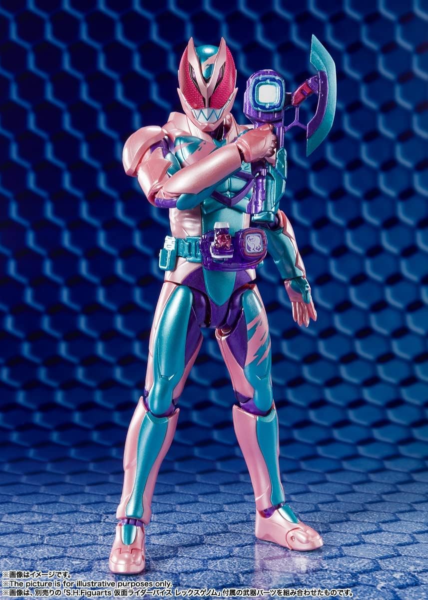 S.H. Figuarts BAS62990 Kamen Rider Review Rex Genome (First Edition), Approx. 5.9 inches (150 mm), PVC, ABS, Pre-painted Action Figure