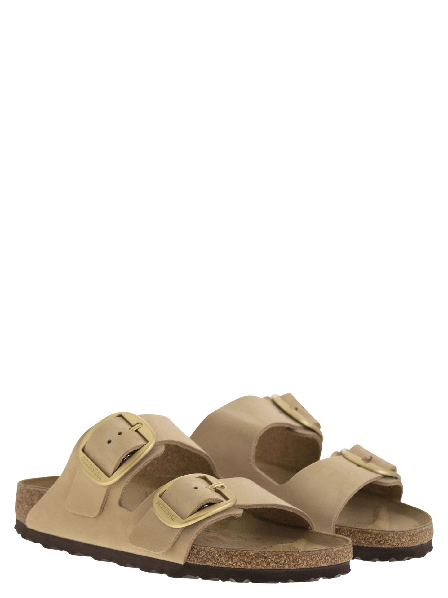 Birkenstock ダブルバックル付きのビルケンシュトクックアリゾナレザー - Image 6