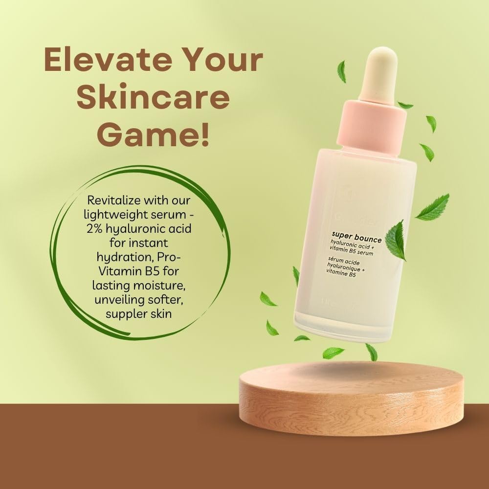 Glossier Super Bounce Ácido Hialurónico + Vitamina B5 Suero Tamaño Completo 1 onza