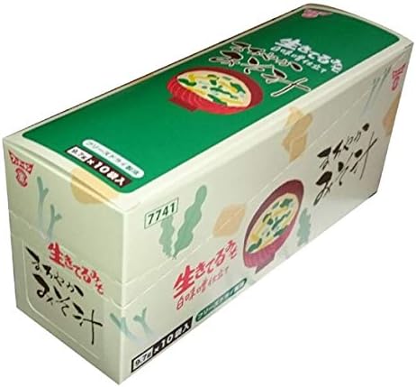 Fundokin Soy Sauce Freeze-Dried Living Miso Mild Miso Soup Set 9.7g x 10 pieces