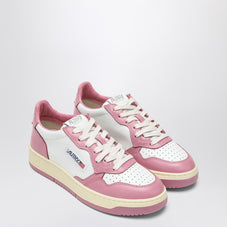 Autry Medalist White/Gold Leather Trainer - Image 6