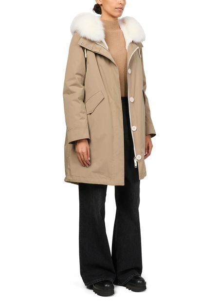 YVES SALOMON Cotton parka with a hood - Image 6