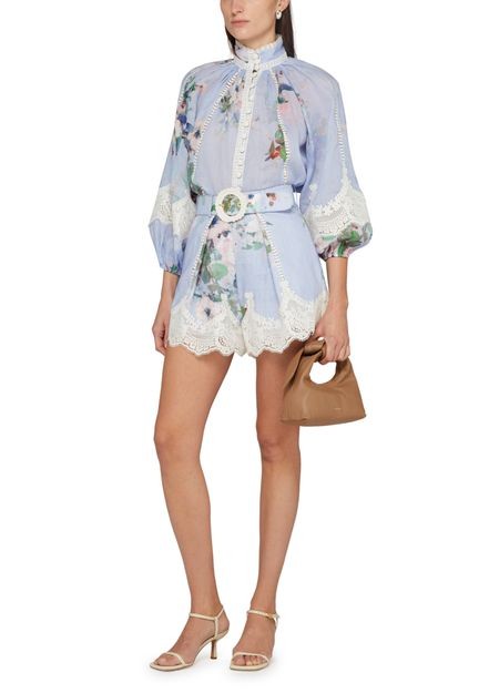 ZIMMERMANN Everley レーストリム タックショートパンツ - Image 6