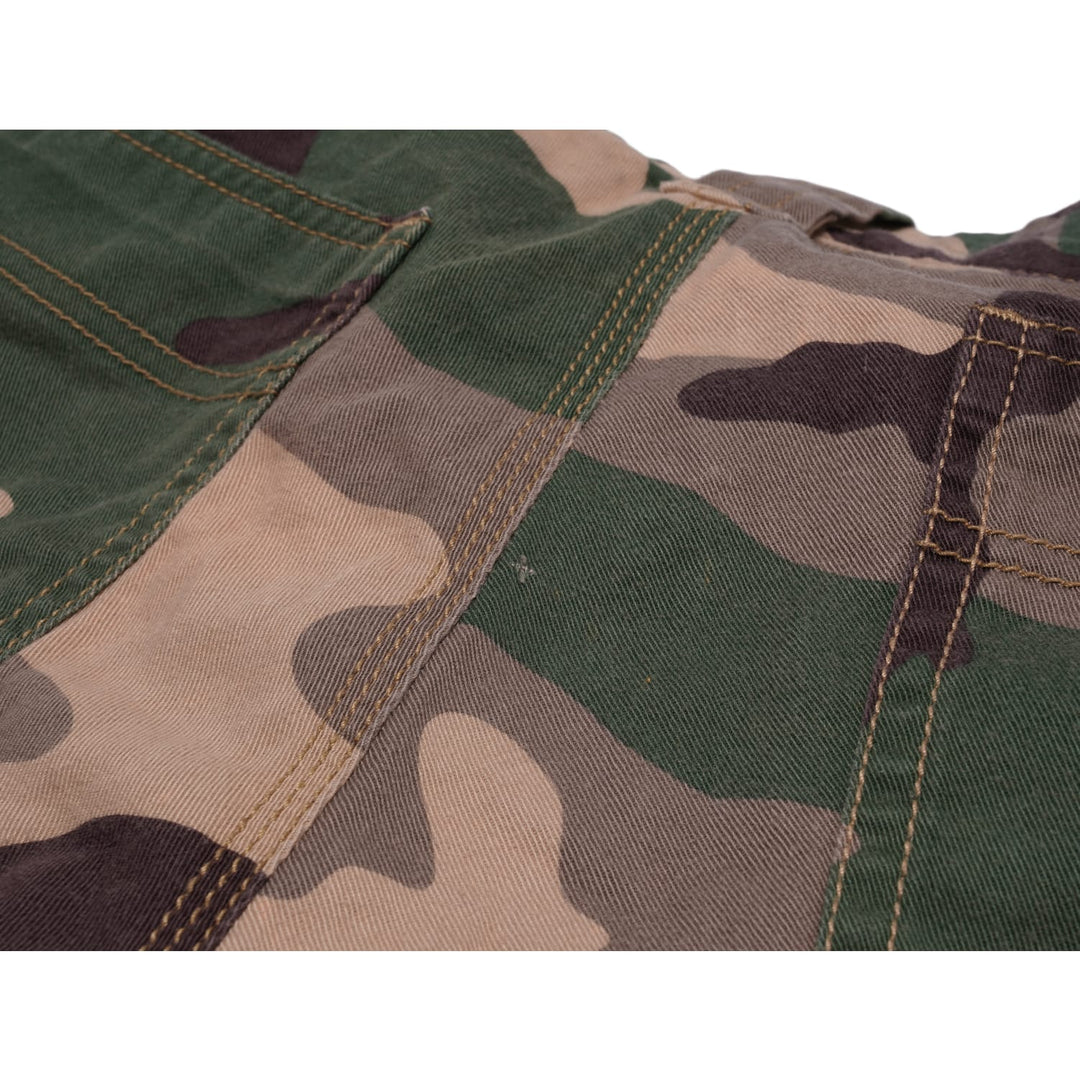 CHROME HEARTS MATTY BOY 'WOODLAND CAMO' SEX RECORDS CARPENTER SHORTS
