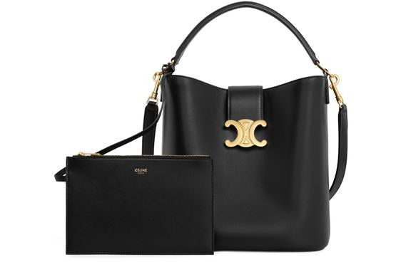 CELINE Medium bucket Louise in smooth calfskin - Image 6