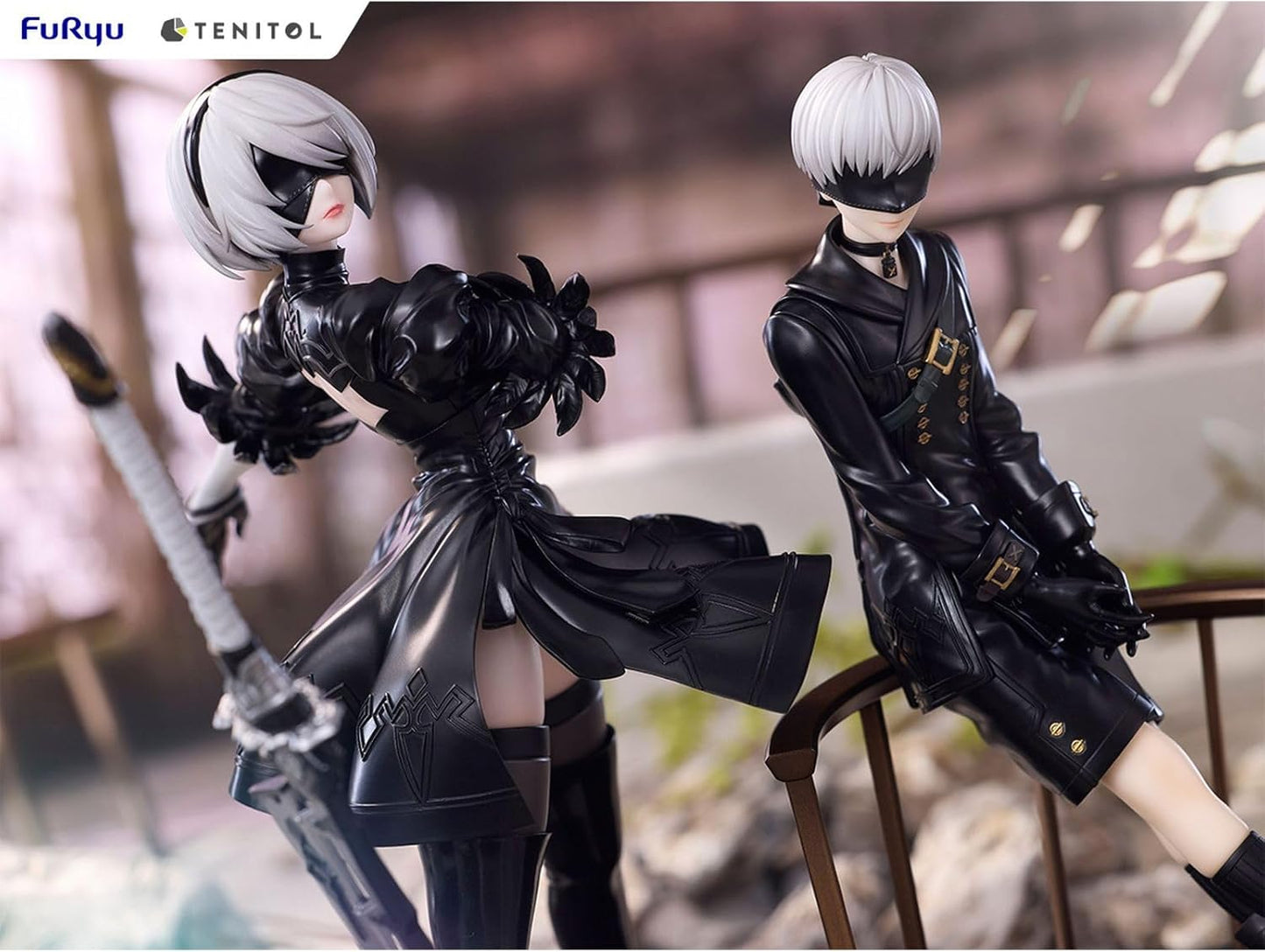 FuRyu AMU-TNL0101 Anime "NieR:Automata Ver1.1a" TENITOL 2B (Yoruha No. 2 Type B) Total Height Approx. 8.7 inches (220 mm), Non-scale, ATBC-PVC, Painted Finished Figure