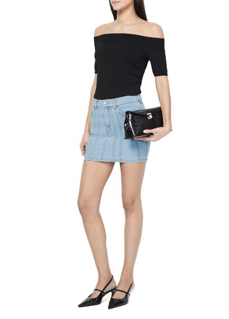 MUGLER デニムミニスカート - Image 6