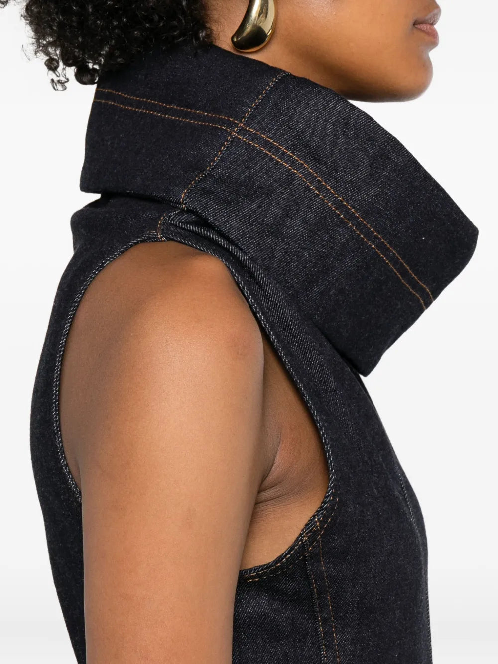 Jacquemus Jacquemus Sleeveless A Line Dress - Image 6
