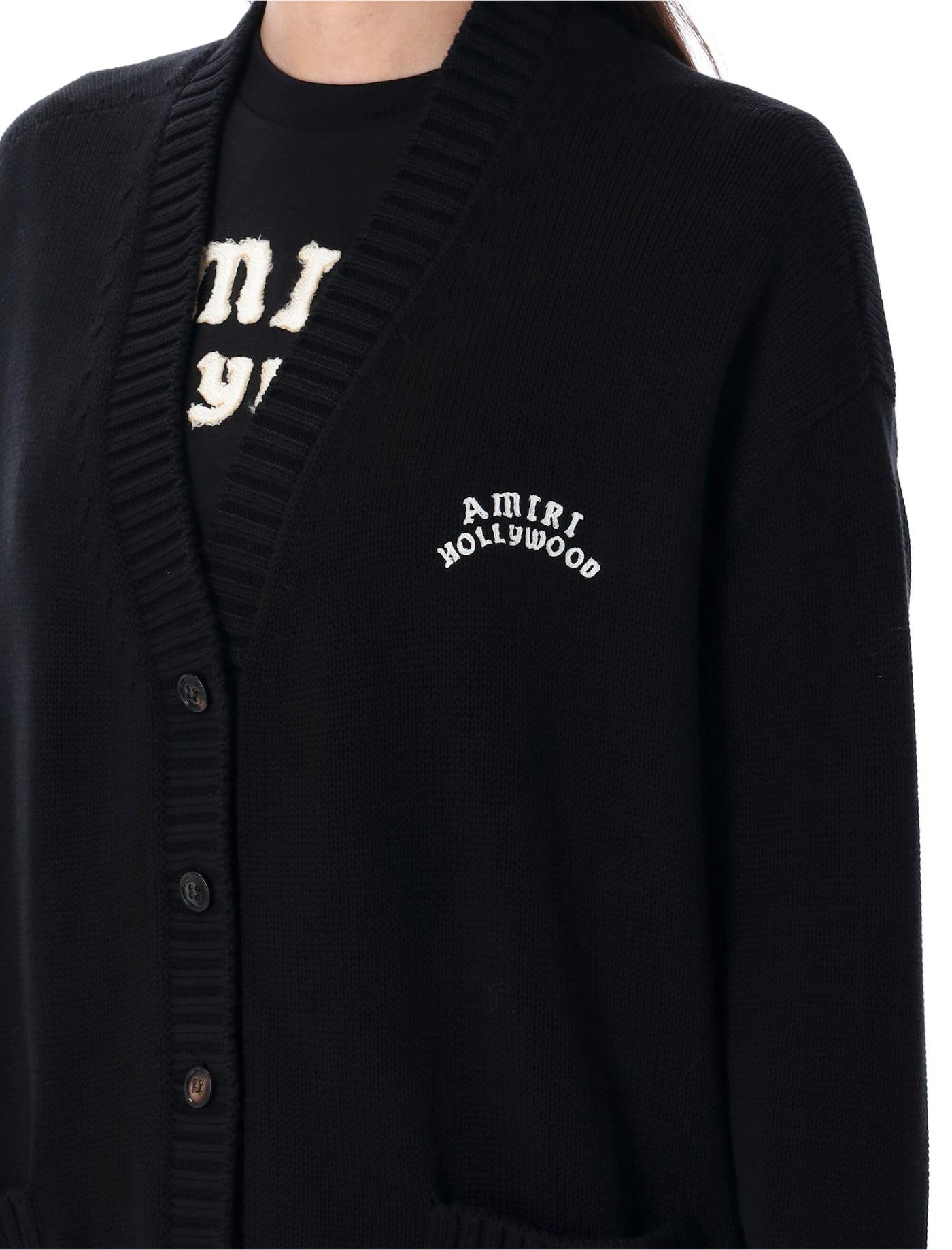 Amiri アミリは黒いセーター - Image 6