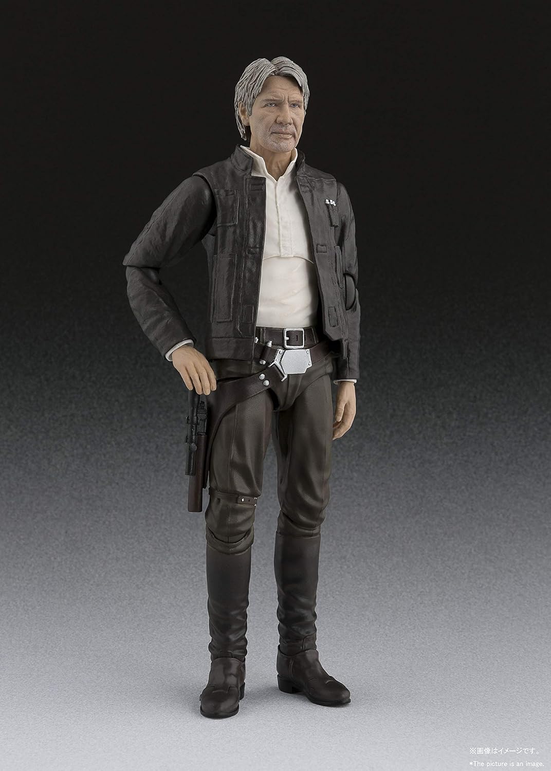 S.H. Figuarts Star Wars Han Solo (Star Wars: The Force Awakens), PVC & ABS Pre-painted Action Figure