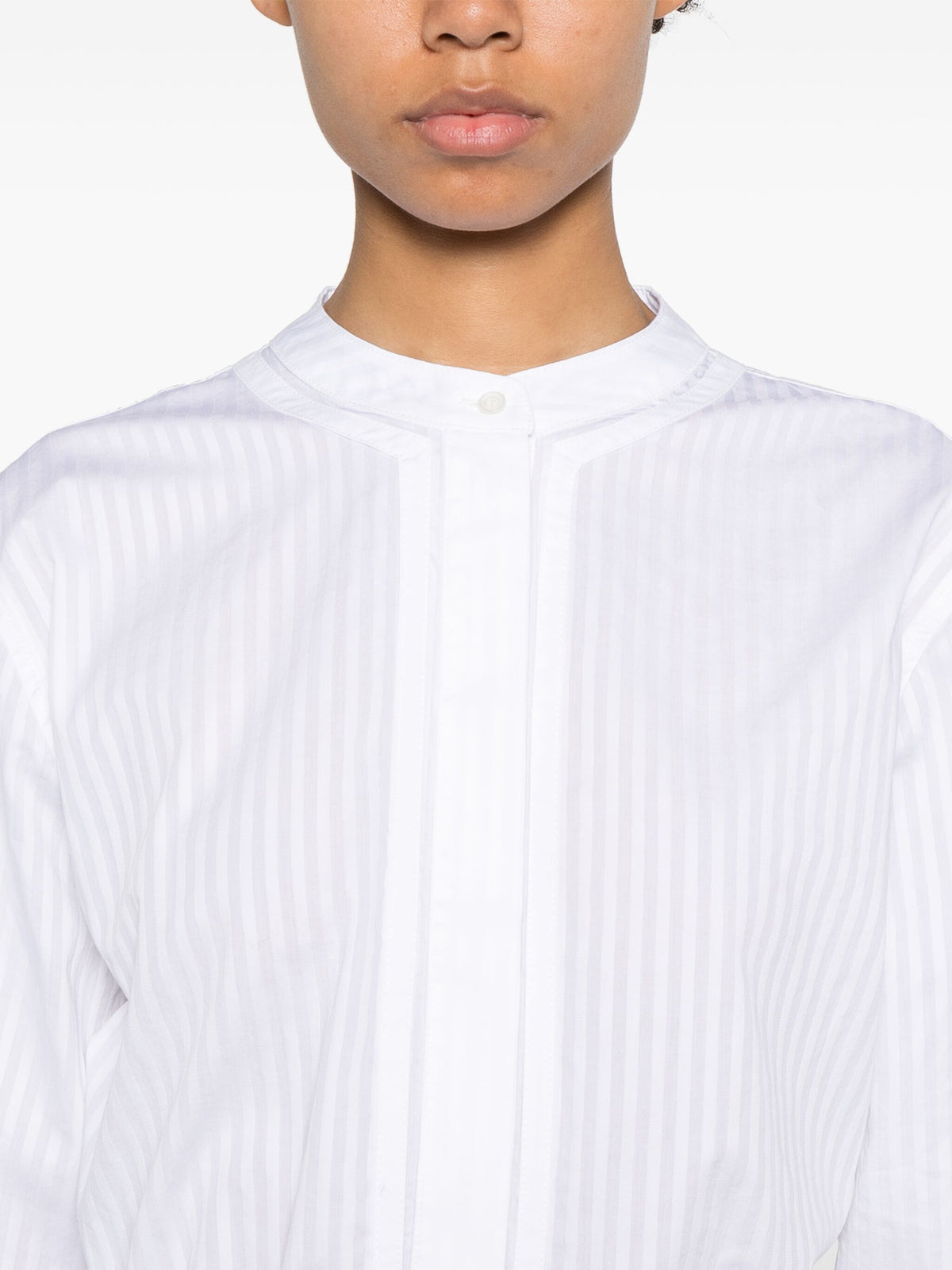 Off OfficinegénéraleLauranneコットンサテンストライプ - Image 6
