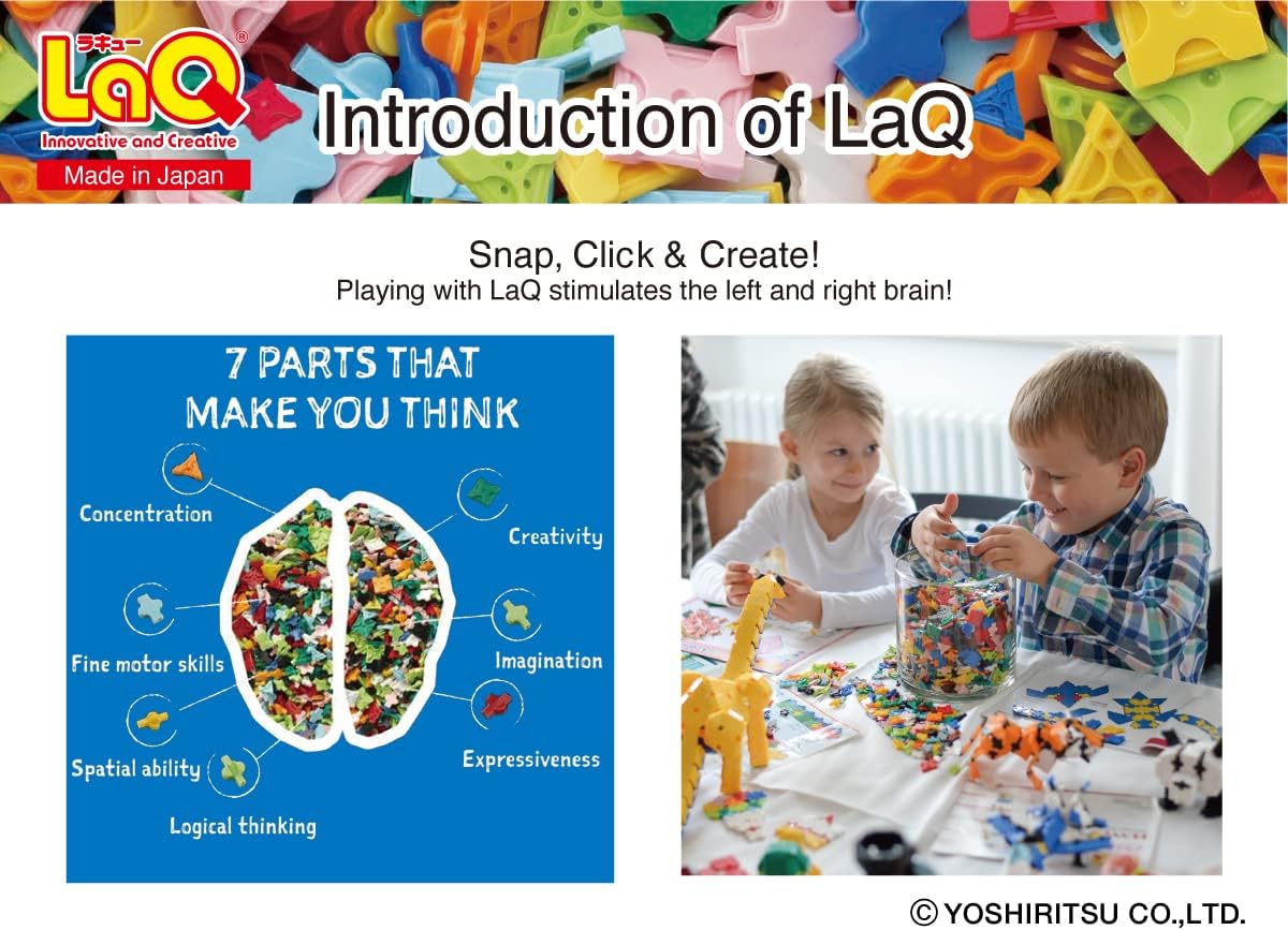 Yoshiritsu LaQ Educational Toy Building Block Basic 400/First Set (400pcs) L007940