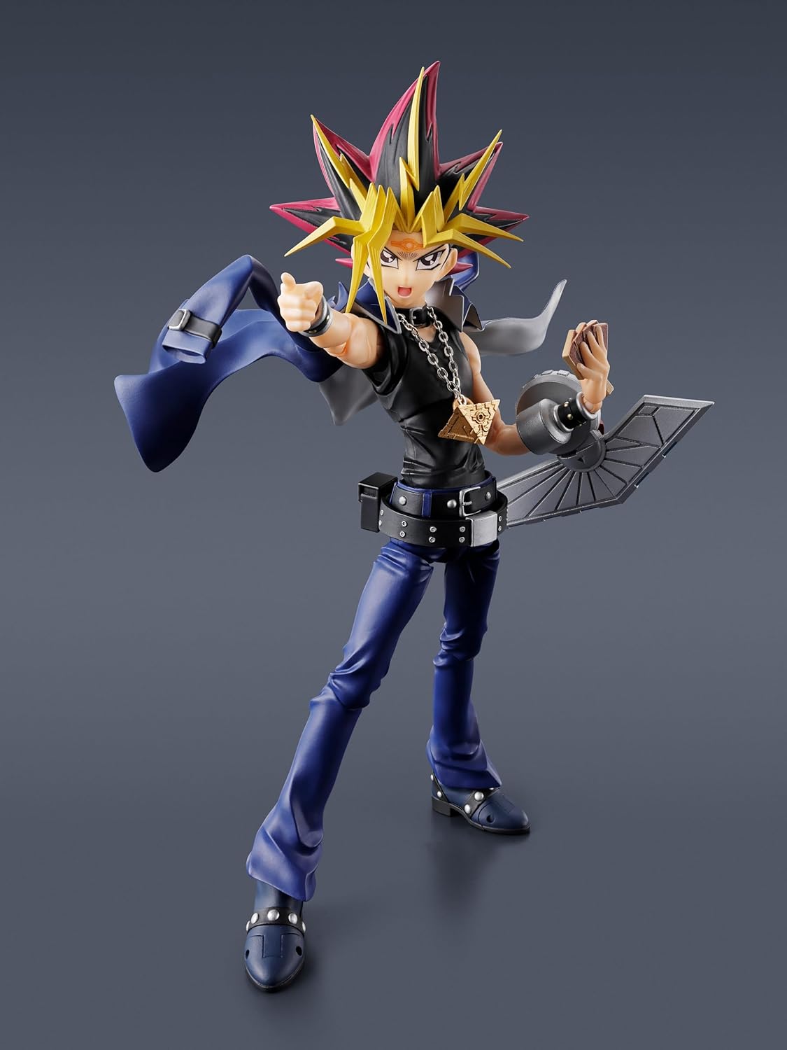 TAMASHII NATIONS S.H. Figuarts Yu-Gi-Oh! Duel Monsters Dark Yugi Approx. 6.3 inches (160 mm), PVC & ABS Pre-painted Action Figure