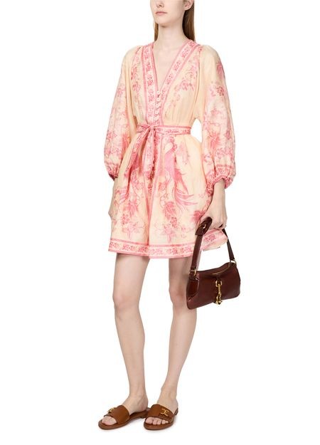 ZIMMERMANN Lucky plunge mini dress - Image 6