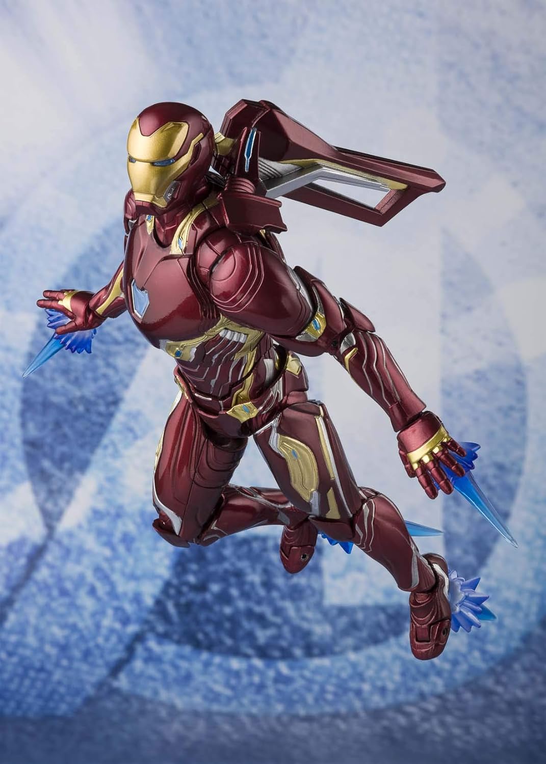 S.H. Figuarts Avengers Iron Man Mark 50 Nano Weapon Set 2 (Avengers: End Game), Approximately 6.1 inches (155 mm), PVC & ABS & Die-cast Pre-Painted Complete Action Figure