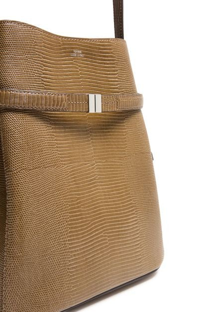TOTEME Belted lizard embossed bucket bag - Image 6