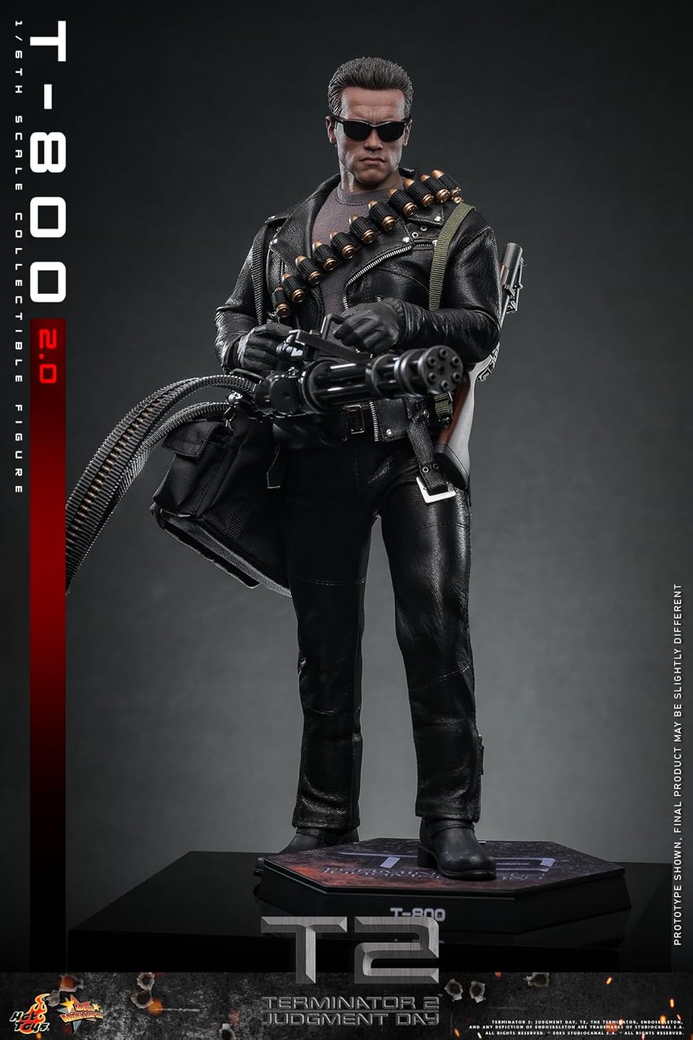 Movie Masterpiece Terminator 2 T-800 (2.0 Version) 1/6 Scale Figure