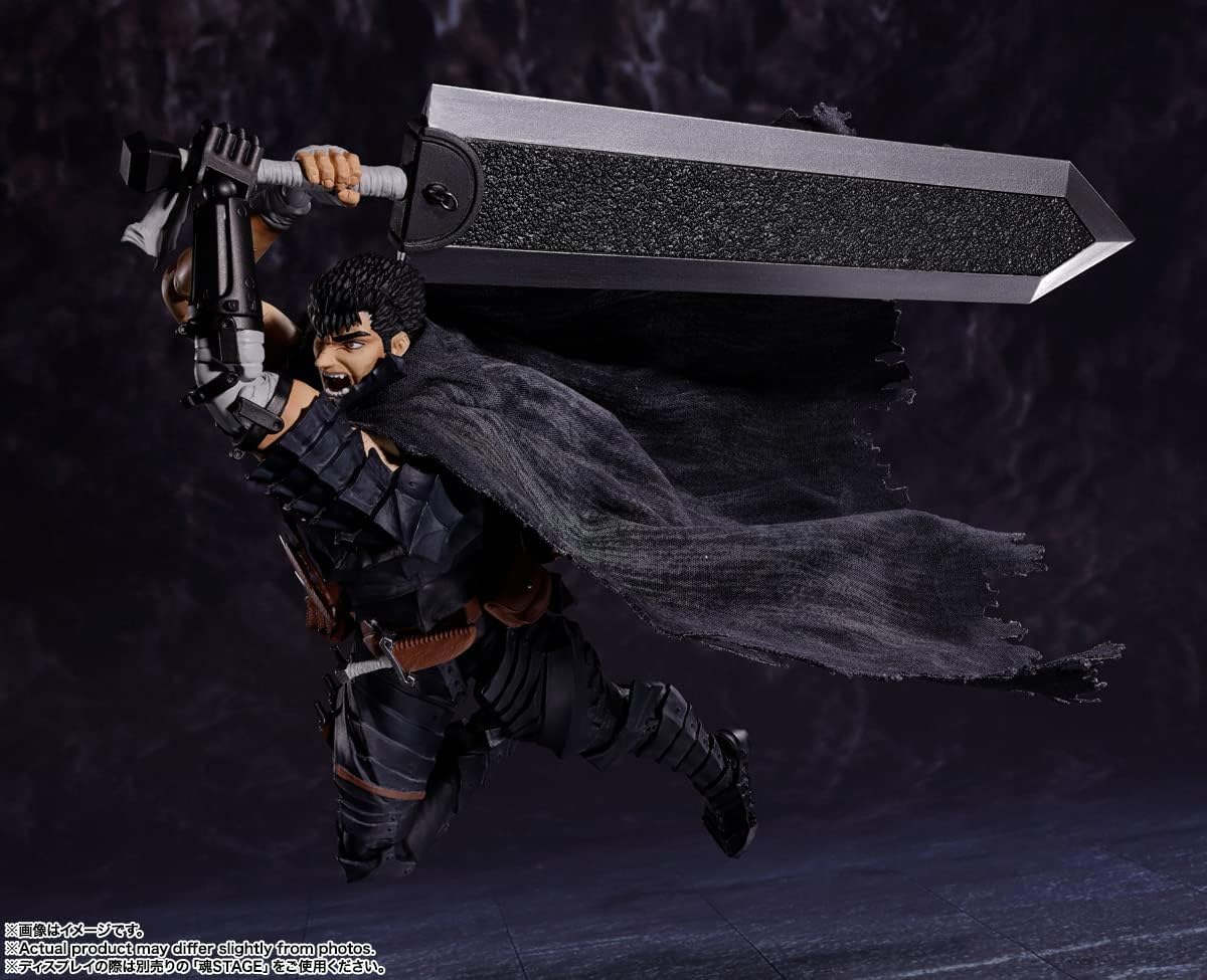 S.H. Figuarts Berserk Guts (Berserk Armor), Approx. 6.3 inches (160 mm), ABS & PVC & Fabric, Pre-painted Action Figure
