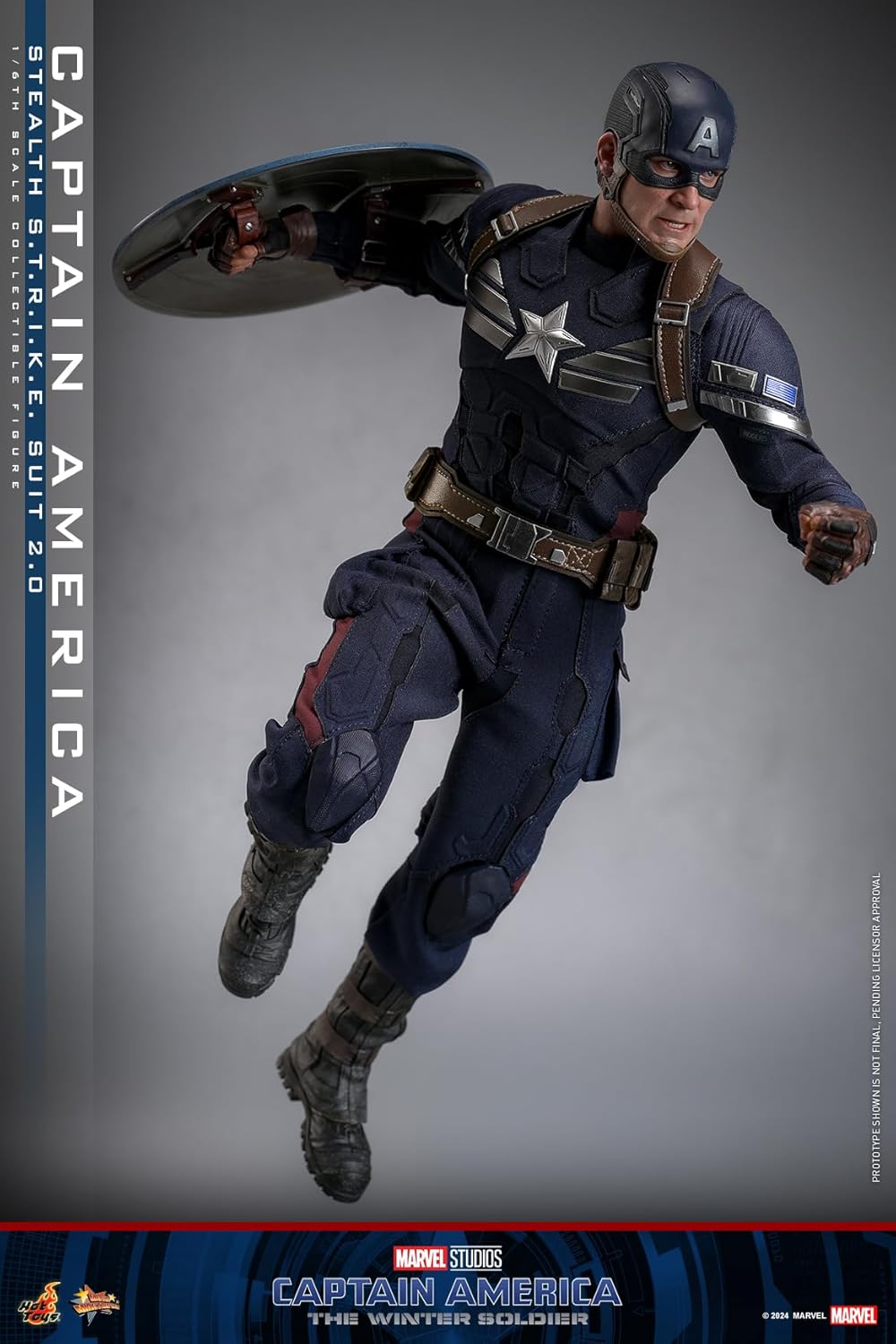 Movie Masterpiece Captain America/Winter Soldier Captain America (Stealth Suit 2.0 Version) 1/6 Scale Figure