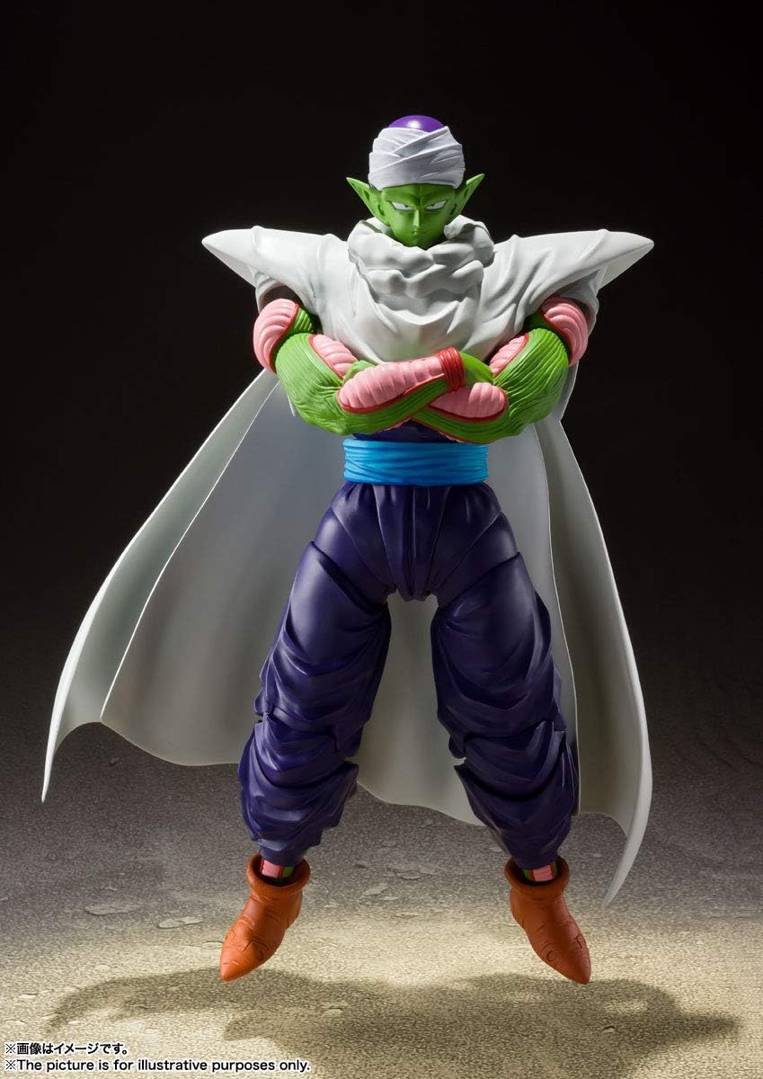 S.H. Figuarts Dragon Ball Piccolo - Proud Namec Alien - (Resale Version), Approx. 6.3 inches (160 mm), PVC & ABS Pre-painted Action Figure