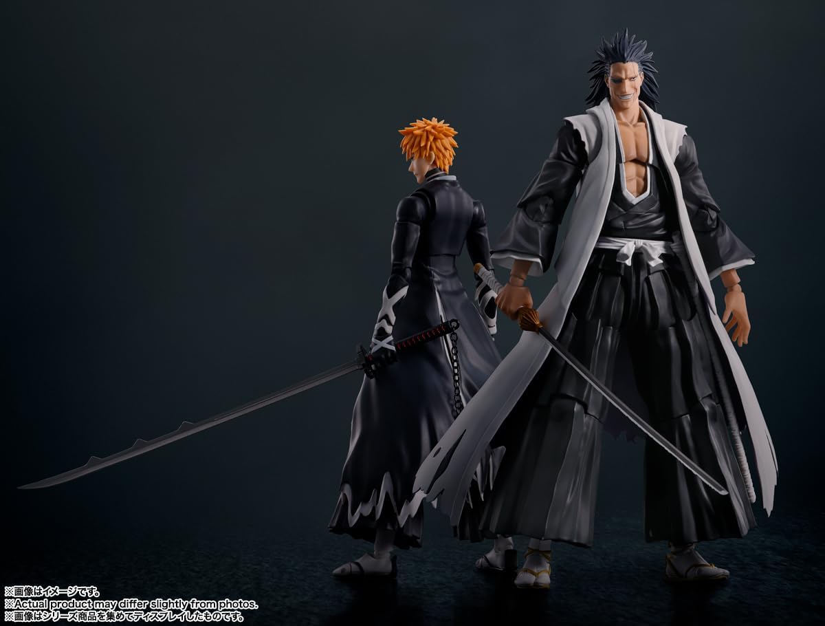 S.H. Figuarts BLEACH Millennium Decisive Battle Kenpachi Saraki, Approx. 6.7 inches (170 mm), PVC & ABS, Pre-painted Action Figure