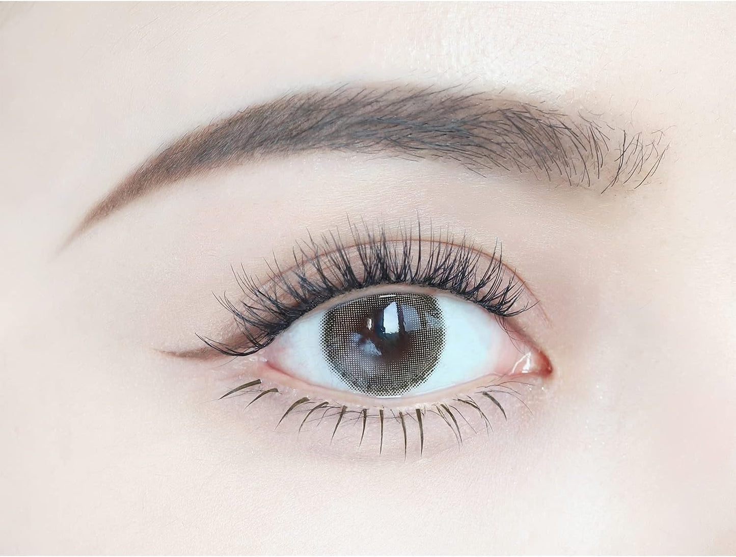 Beauty Yelashes, Natural Point Fit, Supernatural, Handmade, Natural Brown, 80 Bundles, 0.2 inches (4 mm) + 0.2 inches (5 mm), MR & GREEN Limited Edition