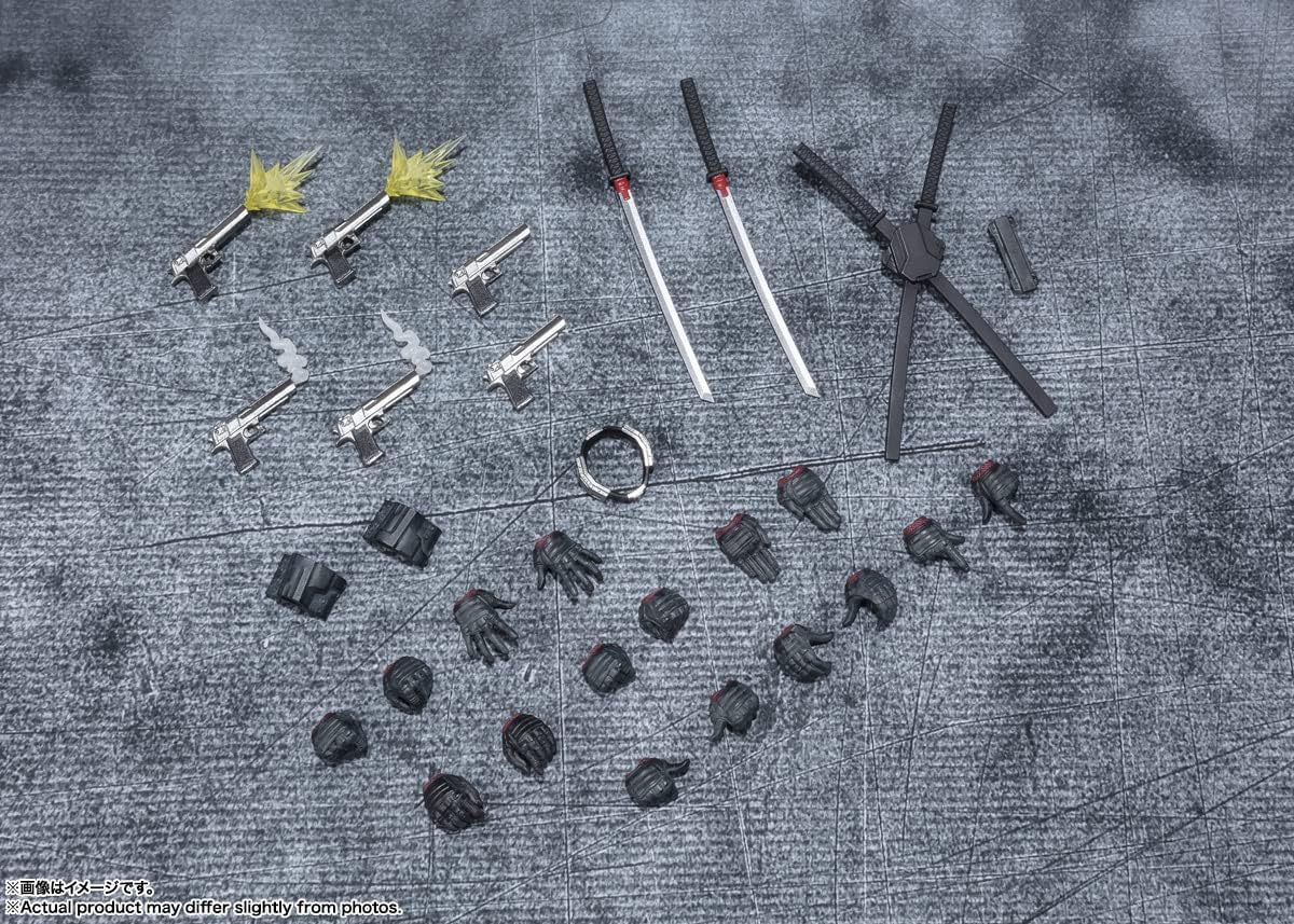 BANDAI SPIRITS S.H. Figuarts Deadpool (DEADPOOL 2), Approx. 6.1 inches (155 mm), ABS & PVC, Pre-painted Action Figure