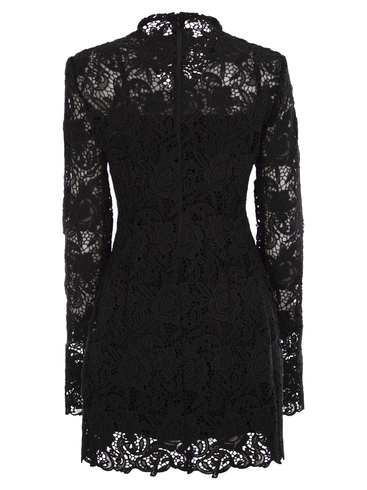 Sportmax SportMax Tefrite05ショートフローラルマクラメドレス - Image 7