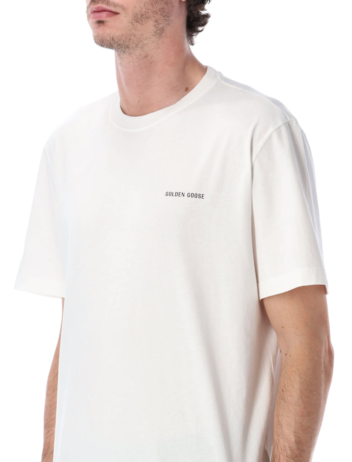 Golden Golden Goose T シャツとポロシャツ ホワイト - Image 7