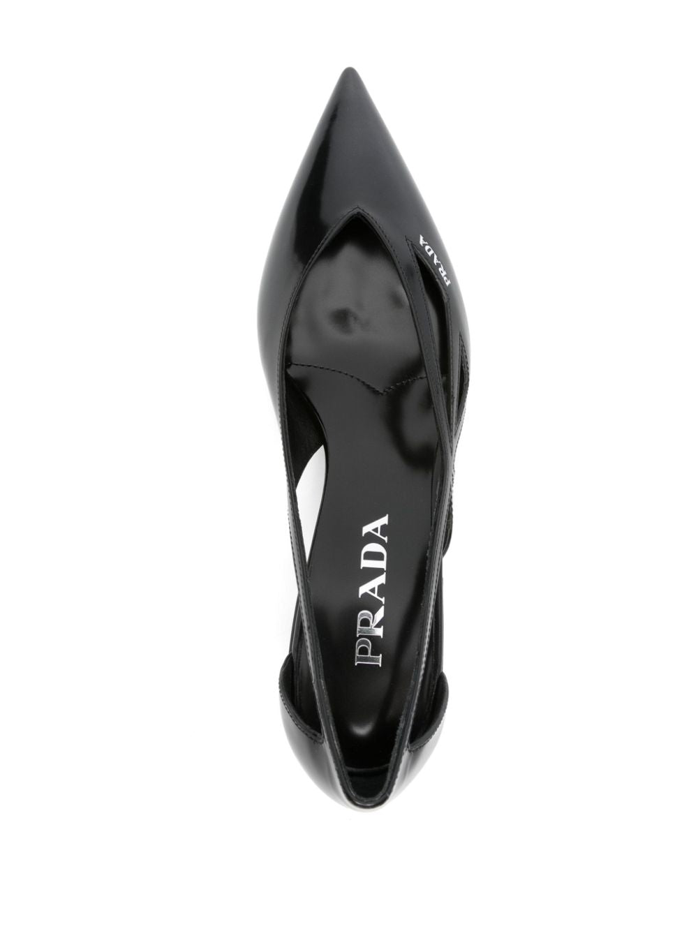 Prada プラダレザーカットアウトポンプ - Image 7