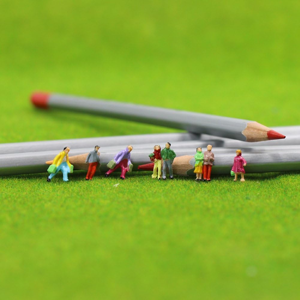 Scenes Collection, Human Doll, People, Painted People, 1:150, Box Garden, Railway Model, Building Model, Diorama, Education, DIY