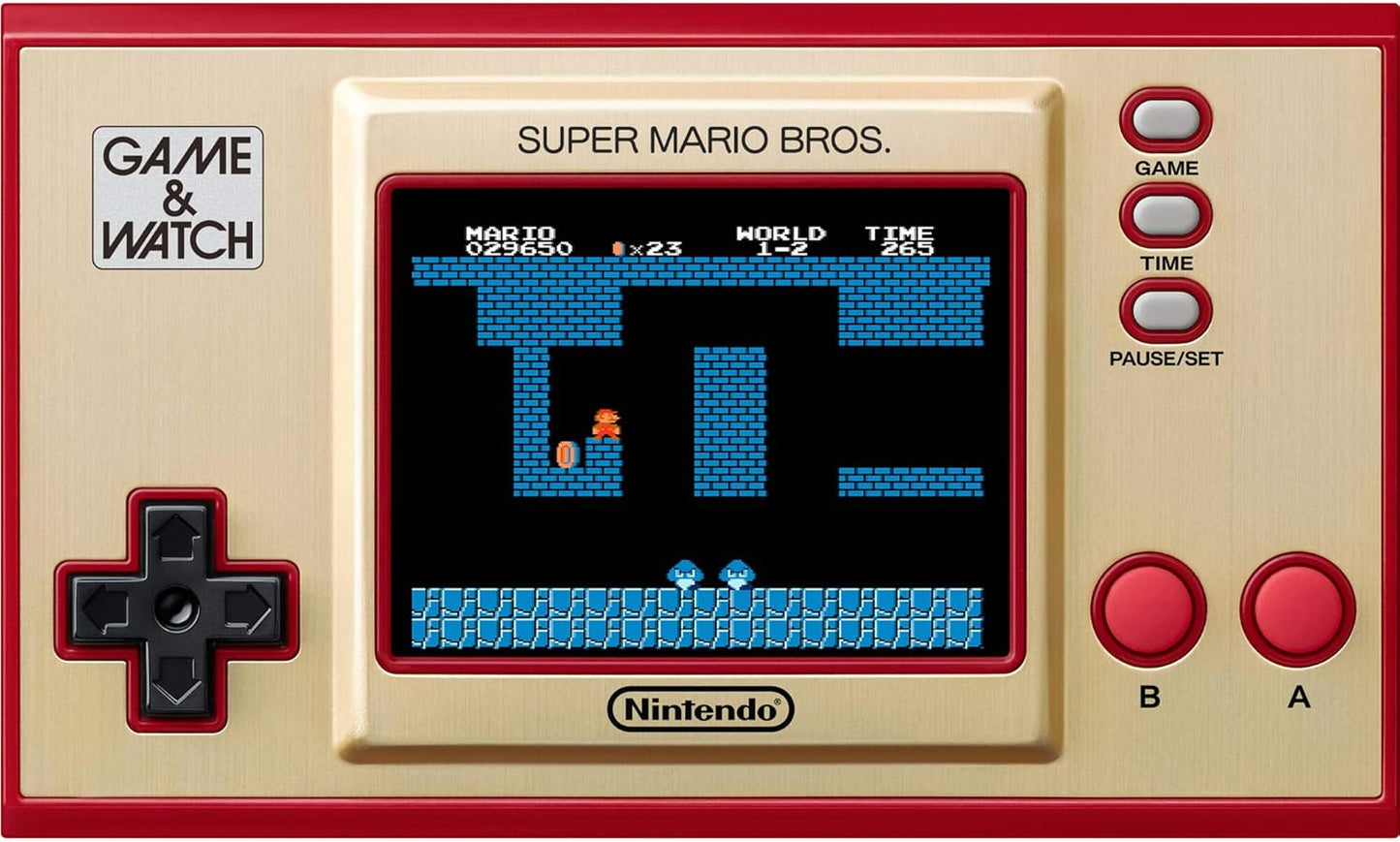 任天堂 ゲーム&ウォッチ: スーパーマリオブラザーズ - 2.36インチフルカラーLCDスクリーン - ファミリークリスマスホリデーバンドル ゲームウォッチスーパーマリオ 35周年記念 - iPuzzle 4色マイクロファイバーメガネクリーニングクロス