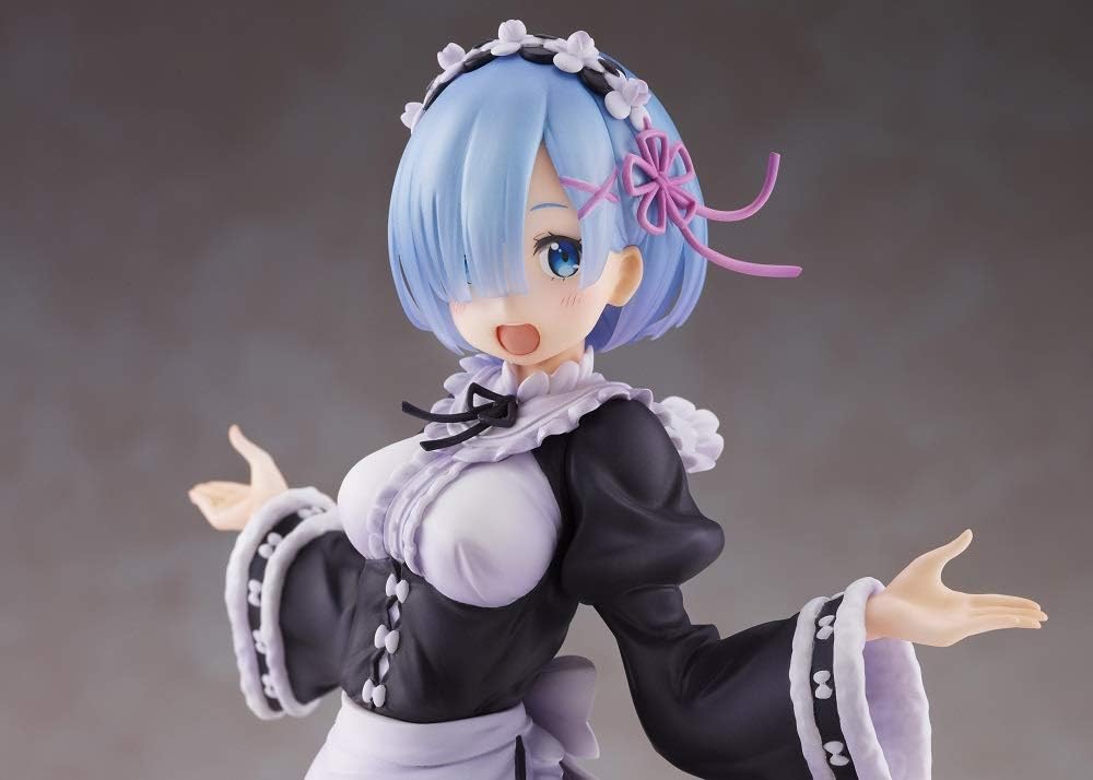 Taito Re:Zero Winter Maid Rem カラフルなアニメPVC人形 アーティストマスターピース 高さ20.32センチ