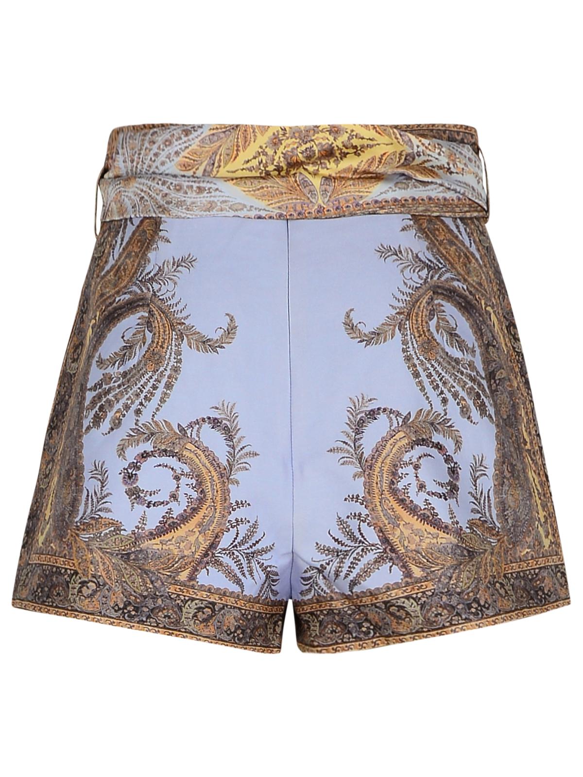 Zimmermann Zimmermann Lilac Silk Blend Shorts - Image 7