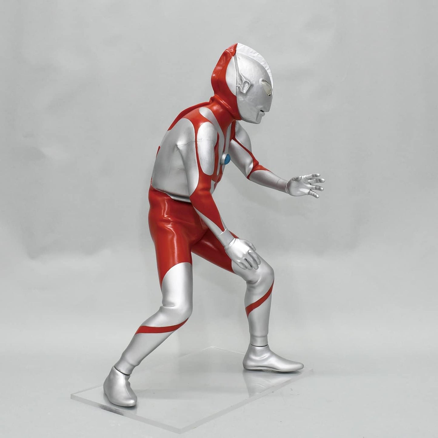 Ultraman 4571587310609 Mega Soft Vinyl Kit (A Type), Reprint Edition, Non-scale, Total Height Approx. 13.8 inches (35 cm), Soft Vinyl, Unpainted, Assembly Kit
