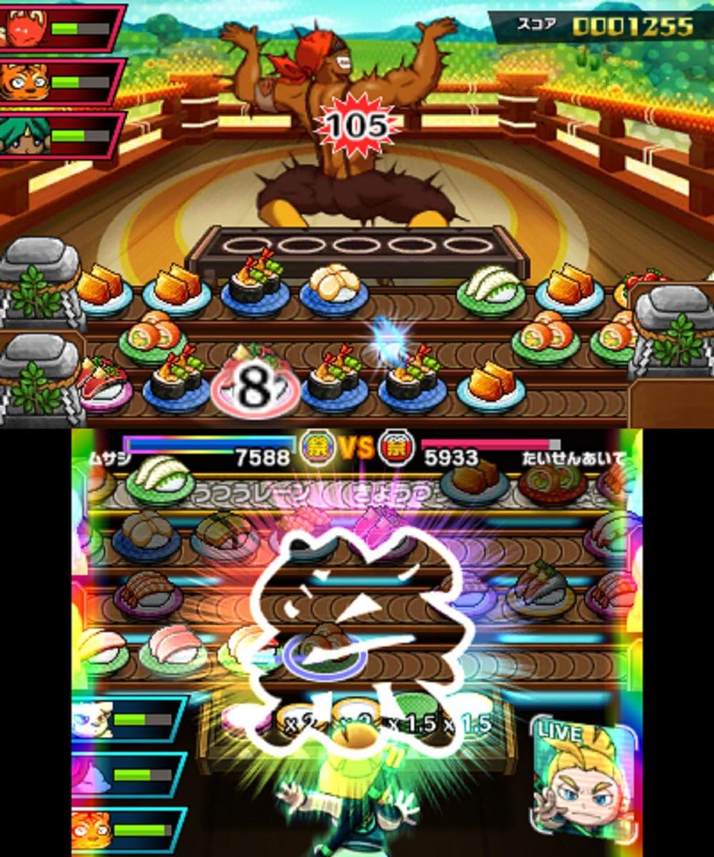 超回転 寿司ストライカー The Way of Sushido - 3DS