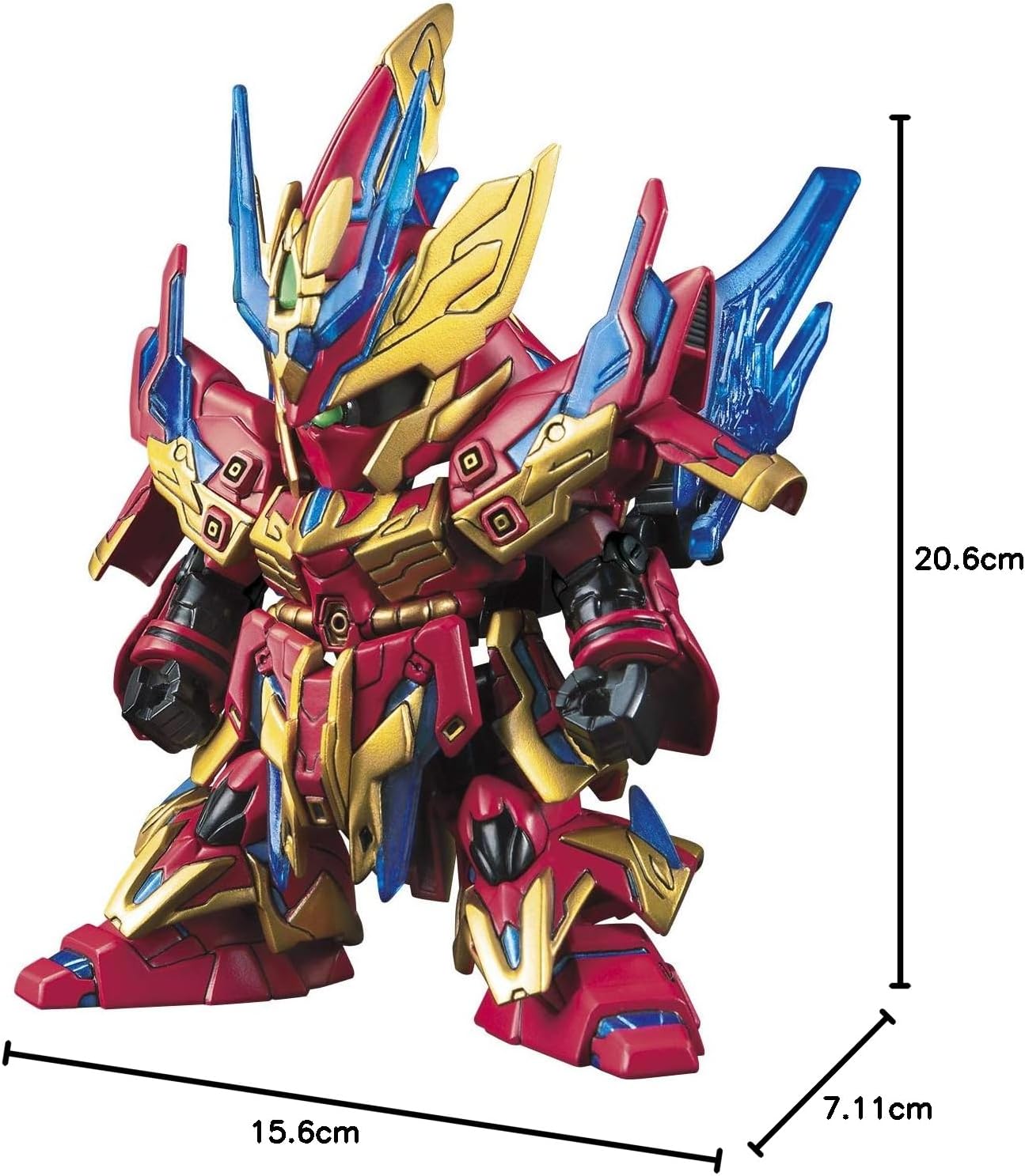 Bandai Spirits SD Gundam Sangoku Soketsuden Zhang Liao Sazbee Color-Separated Plastic Model